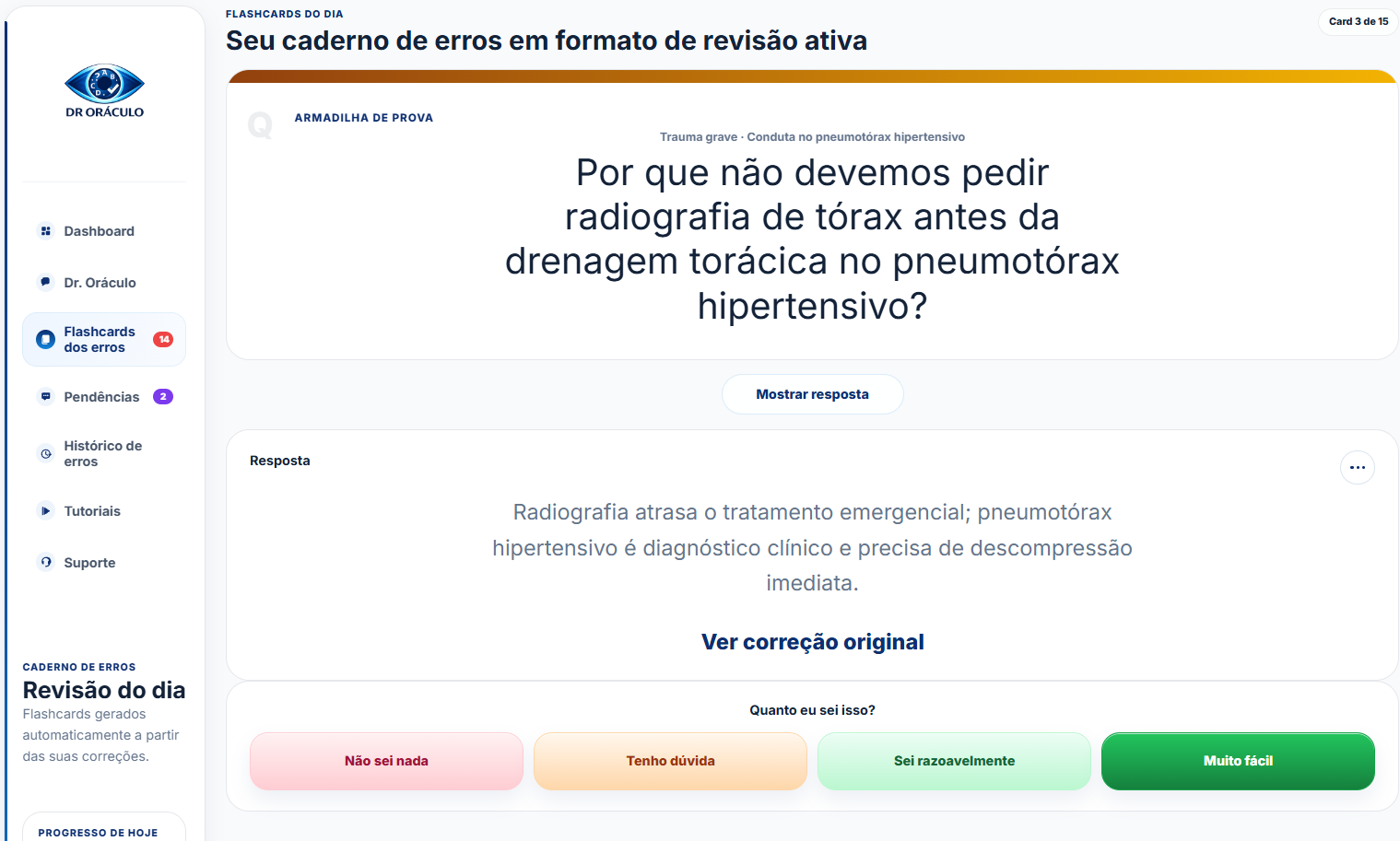 Flashcards gerados automaticamente a partir dos erros